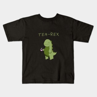 Relaxing Tea-Rex Kids T-Shirt